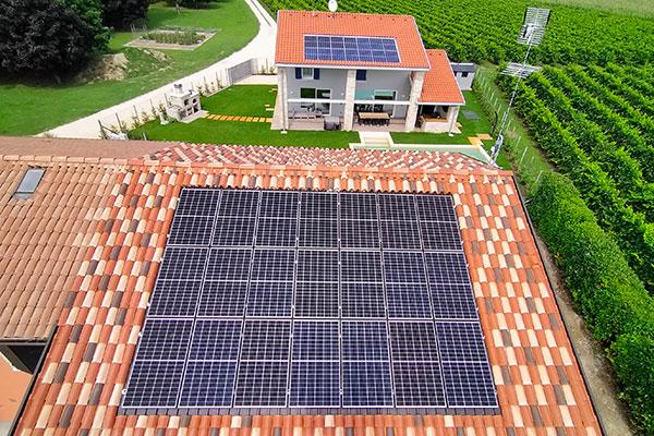 Impianto fotovoltaico abitazione